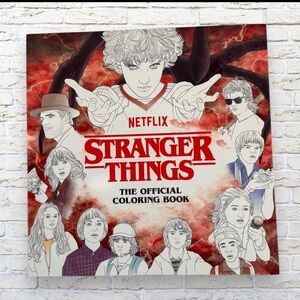 NEW Stranger Things: The Official Coloring Book -- Netflix